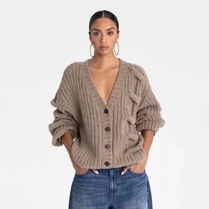 KBB by Kahlana “The Cable Mix Cardi”